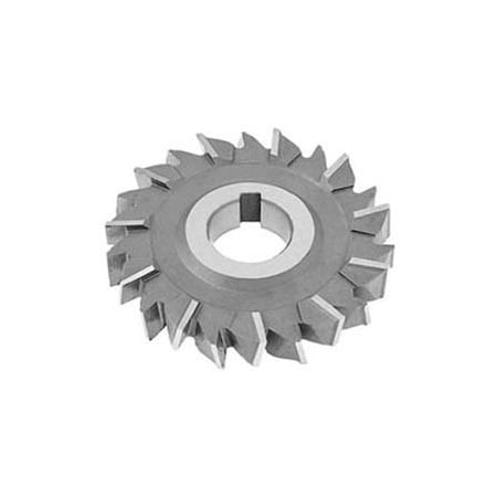 Toolmex HSS Import Staggered Tooth Side Milling Cutter, 5" DIA x 3/16" Face x 1" Hole x 22 Teeth 5-709-398